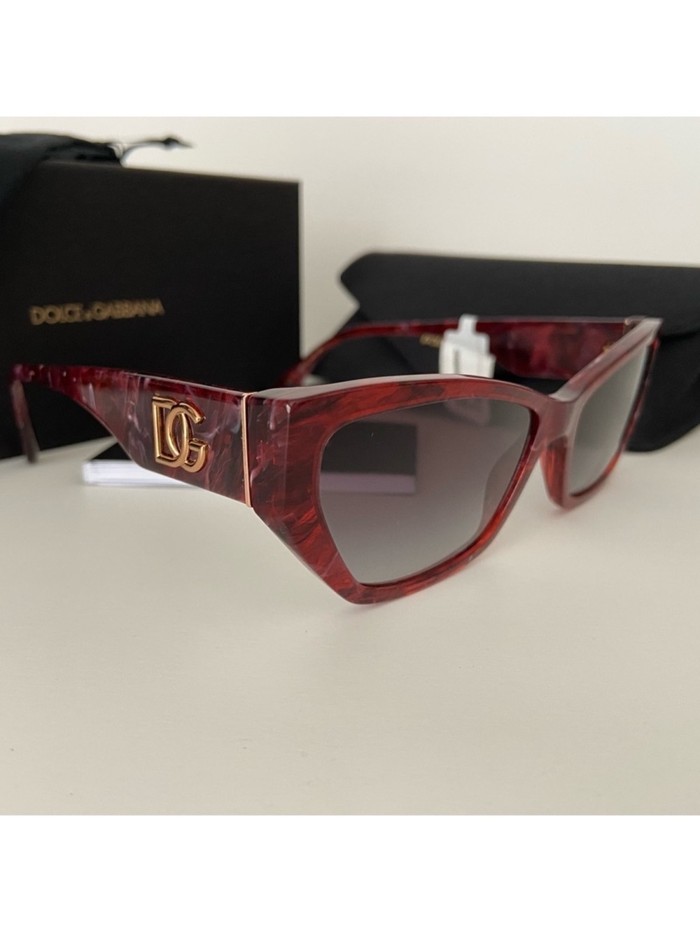 NEW! AUTHENTIC! Dolce & Gabbana DG 58mm Cat Eye Sunglasses